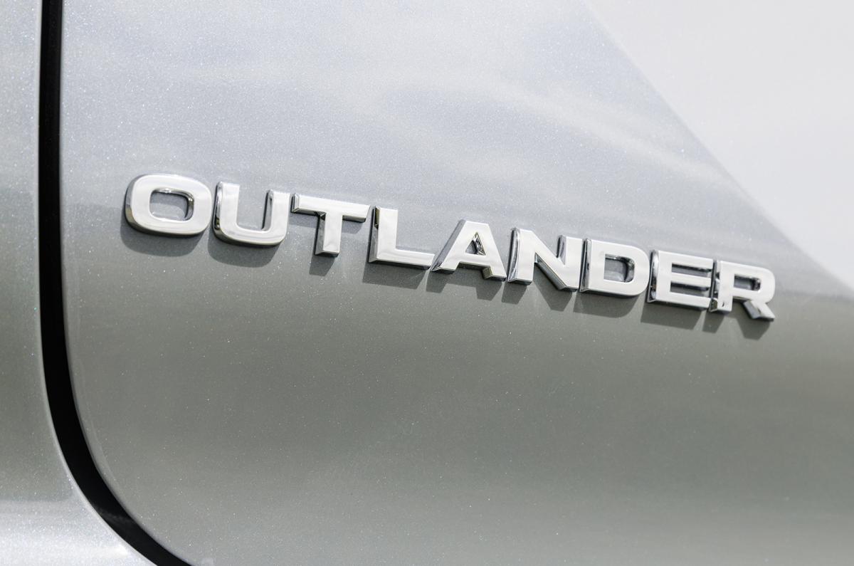 Mitsubishi Outlander PHEV badge detail