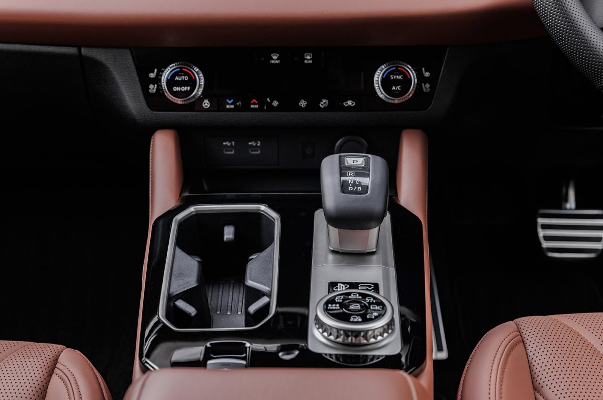 Mitsubishi Outlander PHEV interior detail