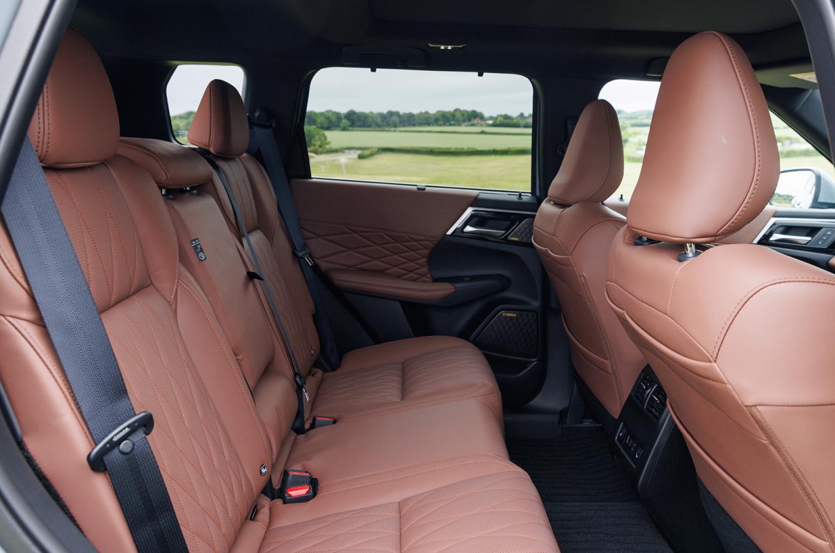 Mitsubishi Outlander PHEV rear seats