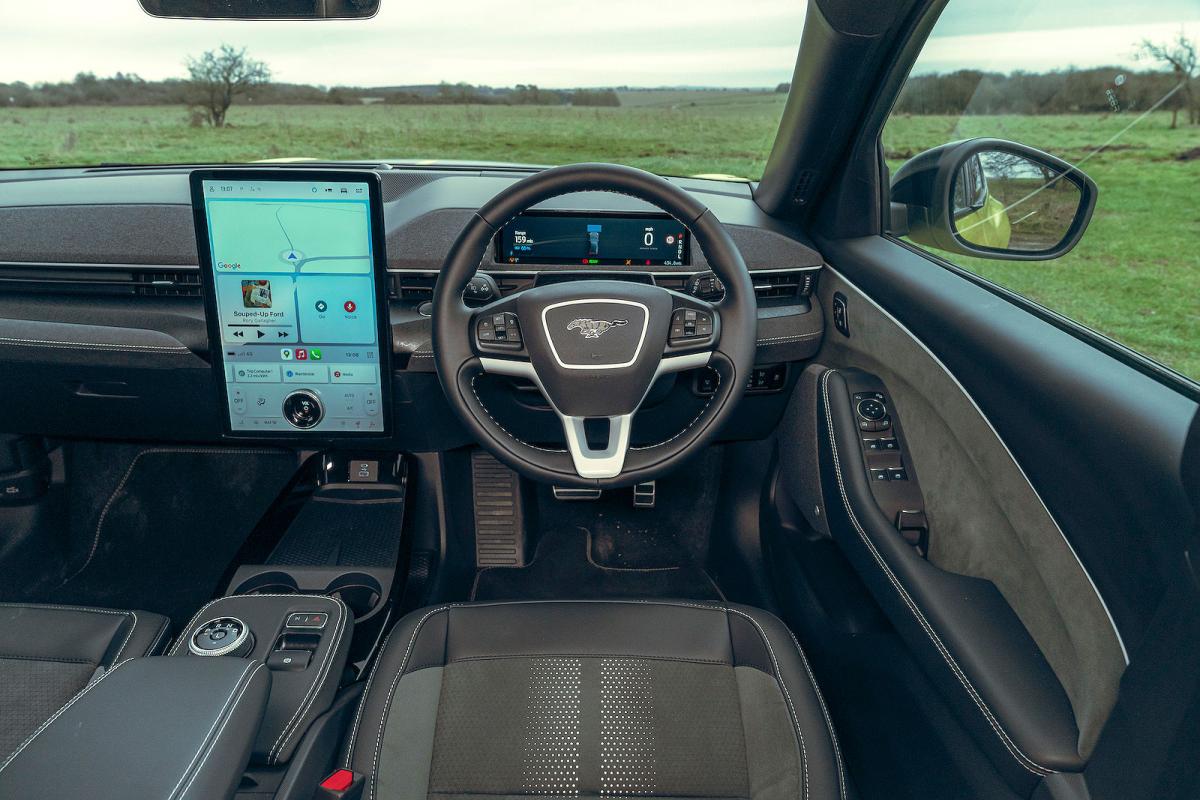 Ford Mustang Mach-E Rally dashboard