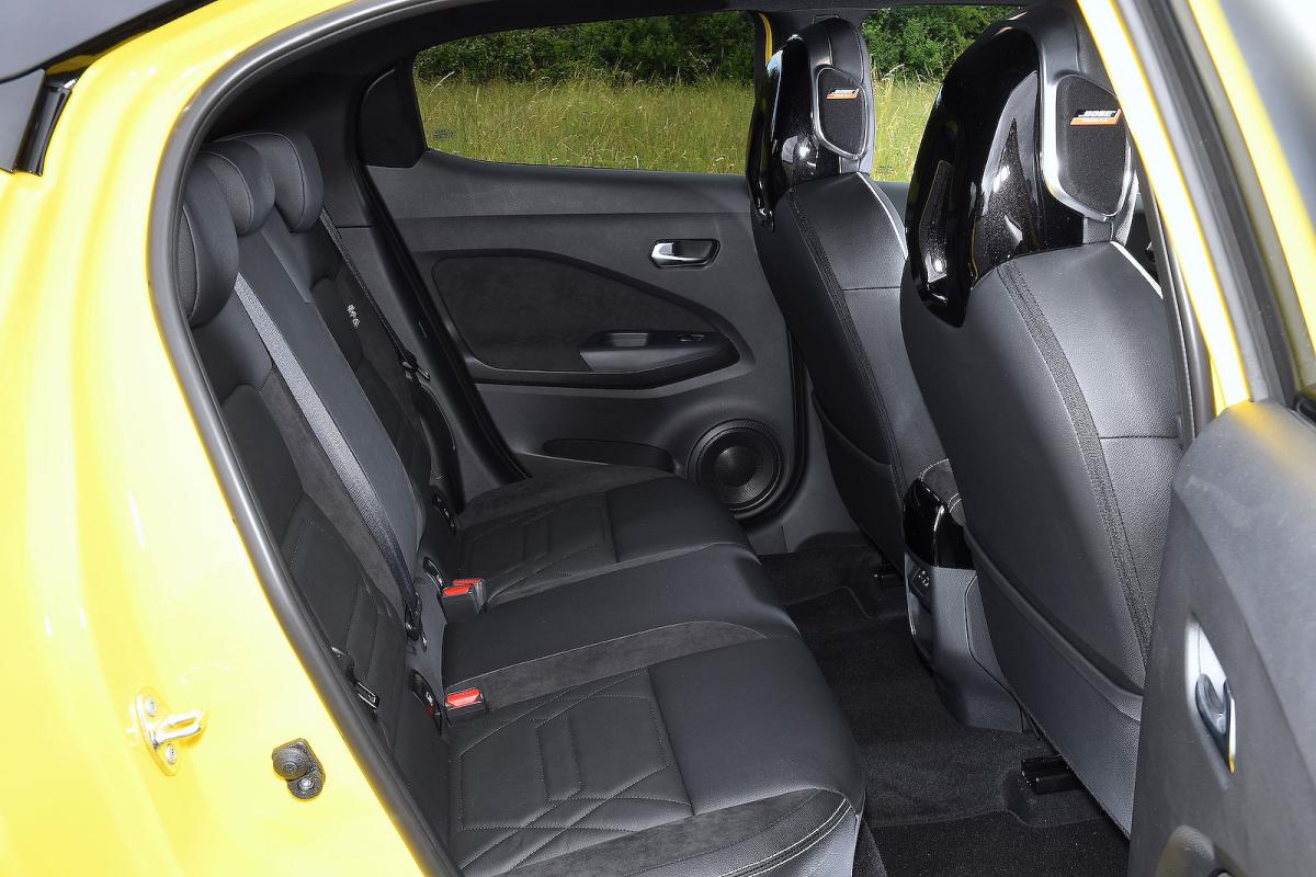 Nissan Juke back seats