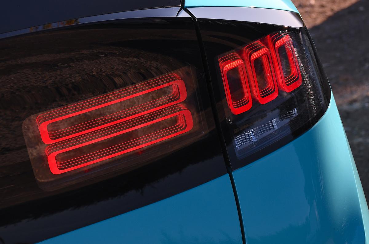 Nissan Leaf rear light detail