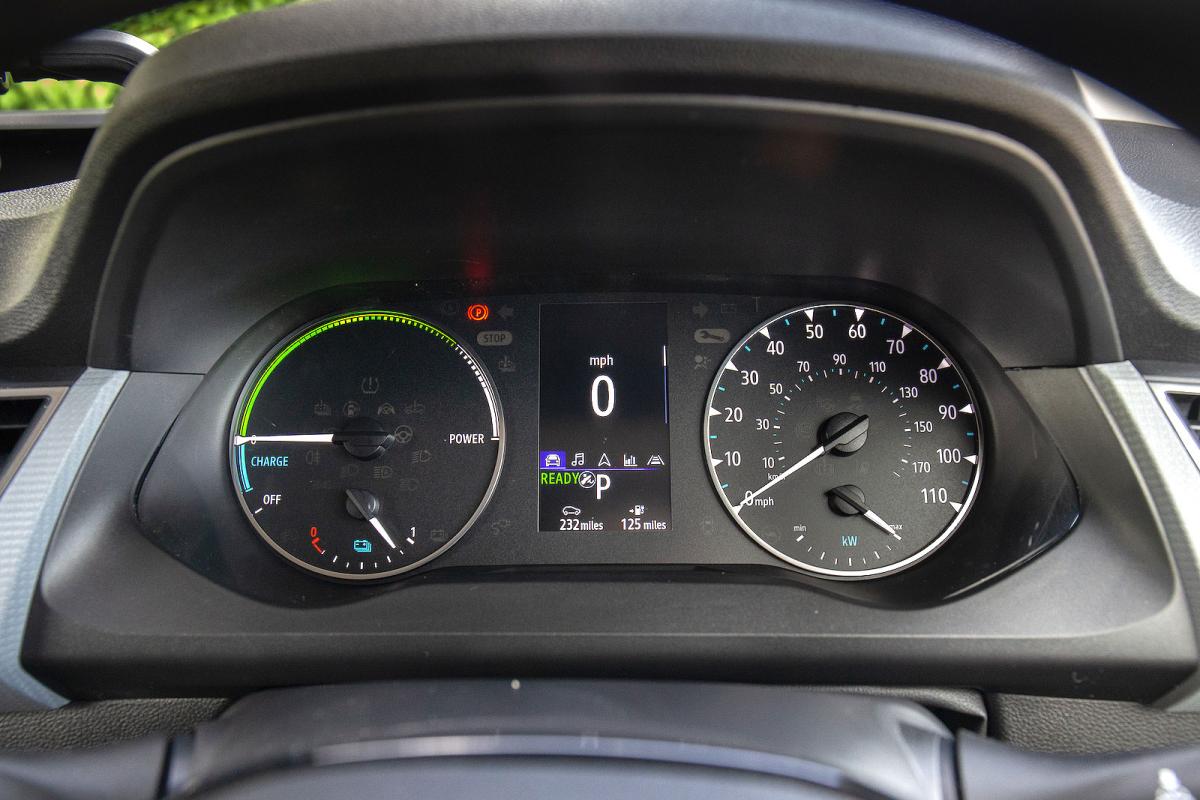 Nissan Townstar EV interior driver display
