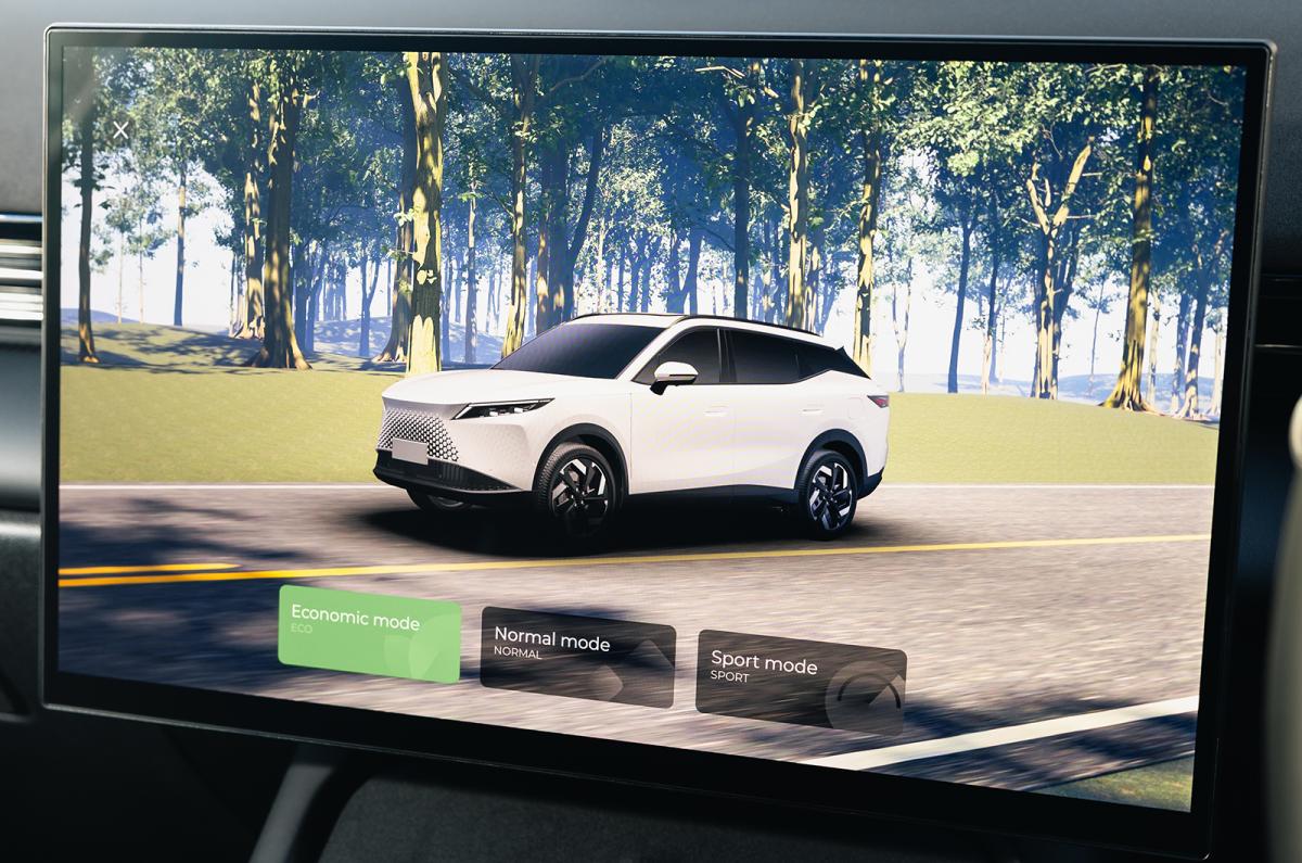 Omoda 7 touchscreen