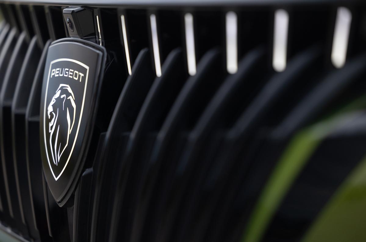 Peugeot e-408 grille detail