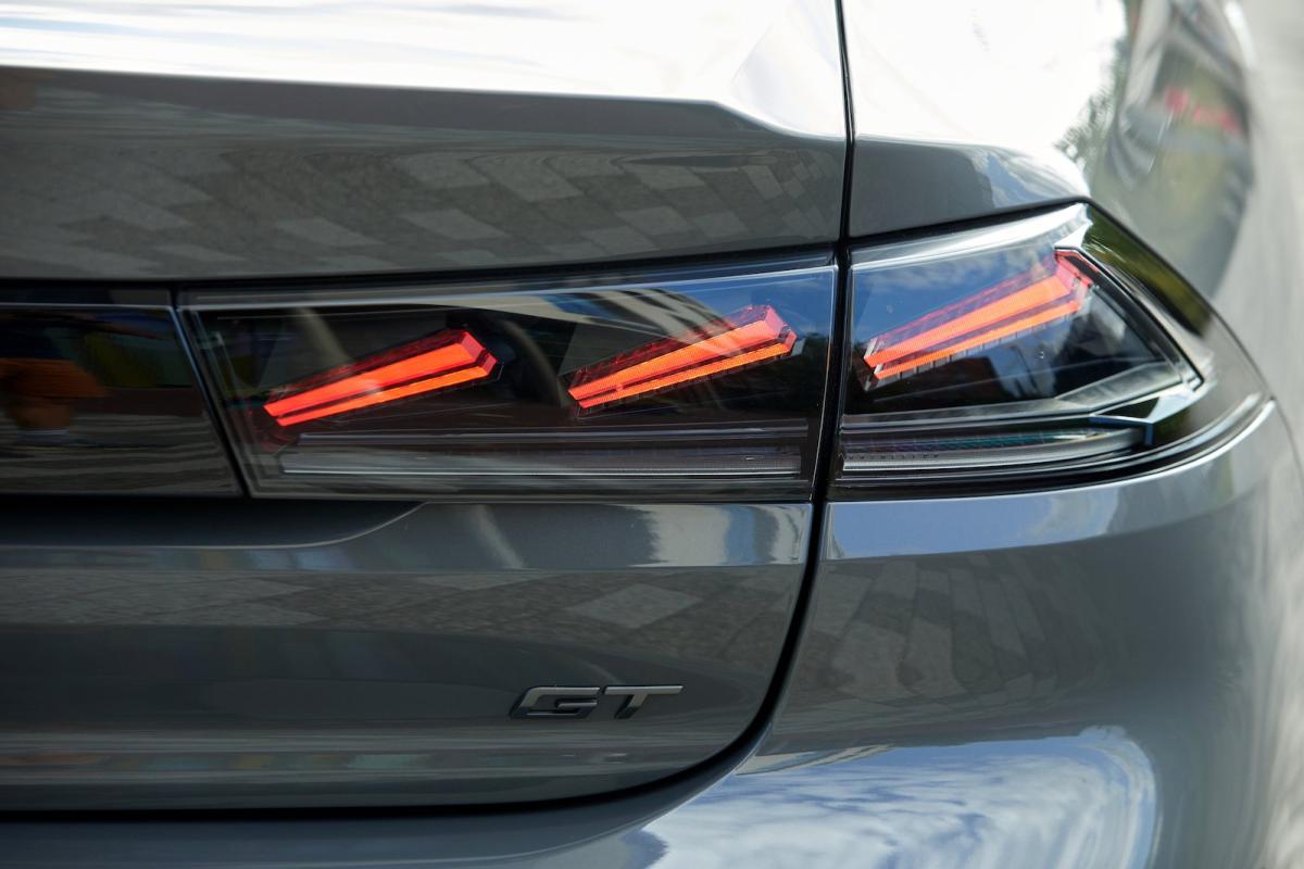 Peugeot 508 rear lights detail
