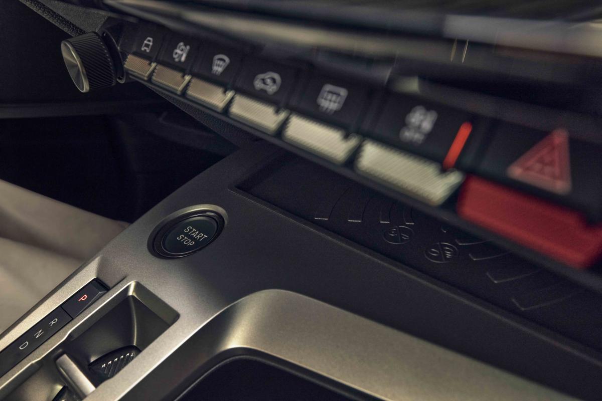 Peugeot 308 hatchback interior details