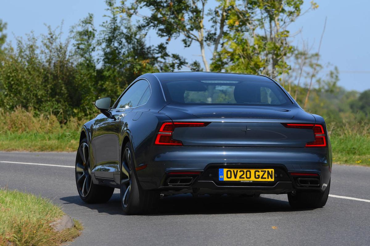 Polestar 1 2021 rear cornering
