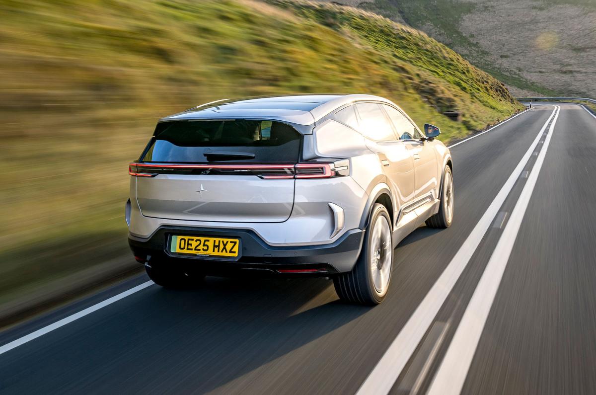 Polestar 3 rear right driving