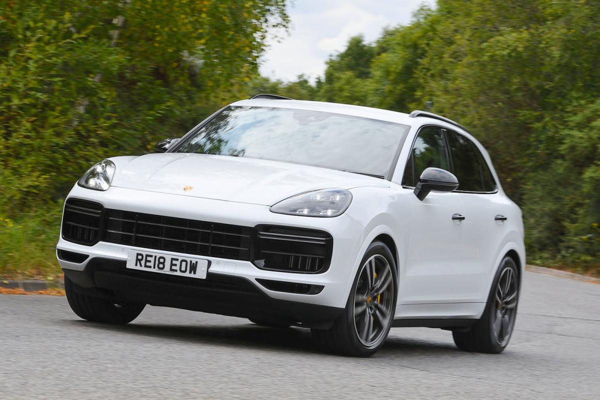 Used Porsche Cayenne 2018-present front cornering