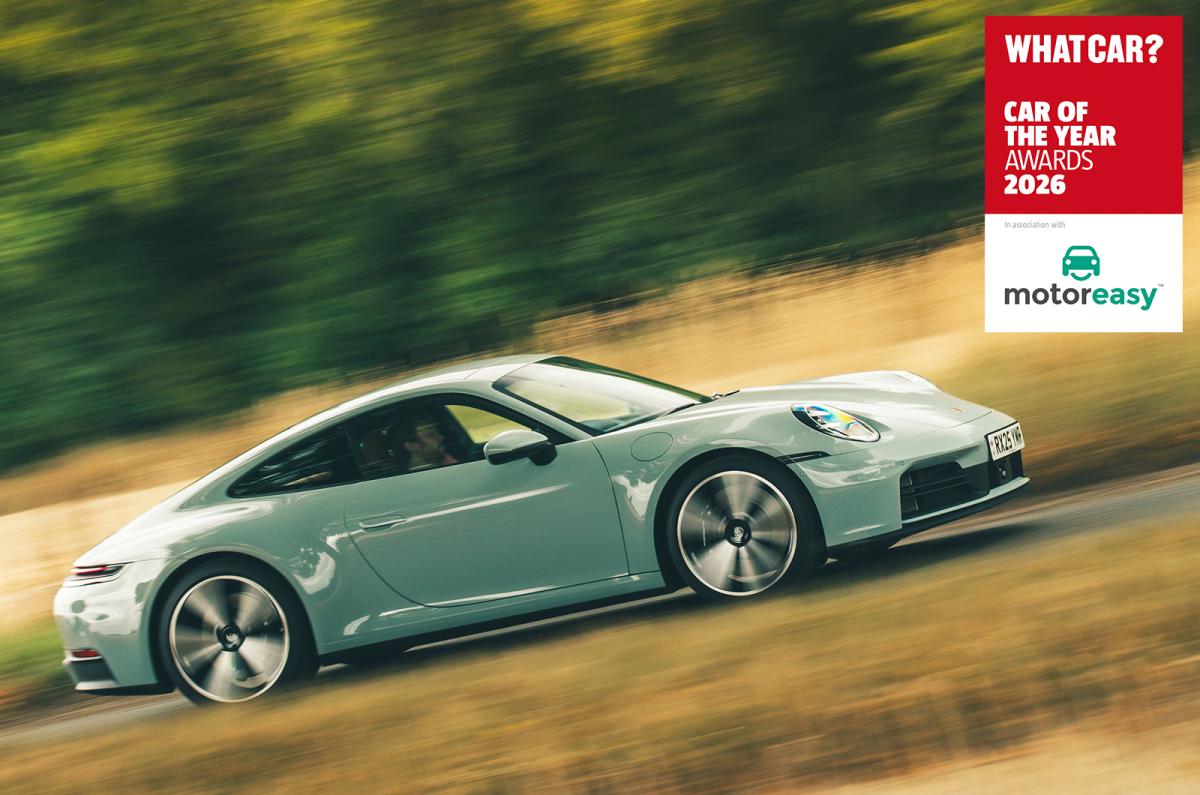 Porsche 911 driving