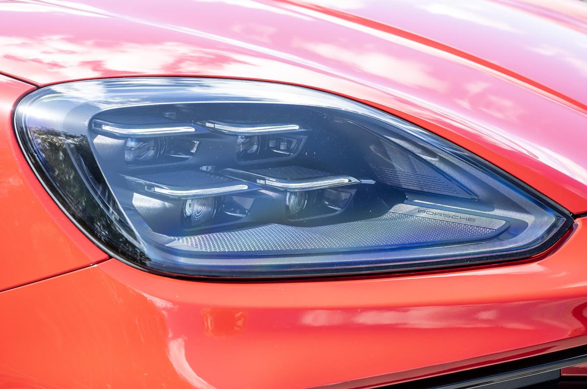 Porsche Cayenne headlight detail