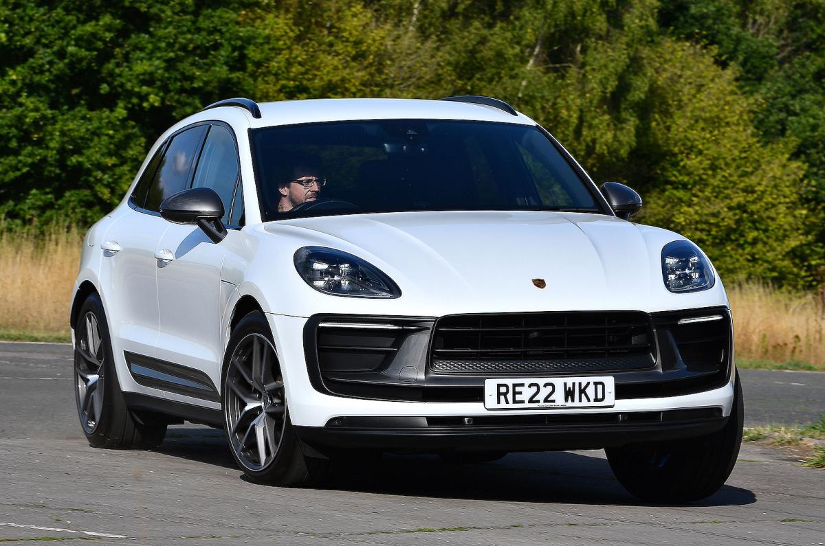 Porsche Macan front cornering