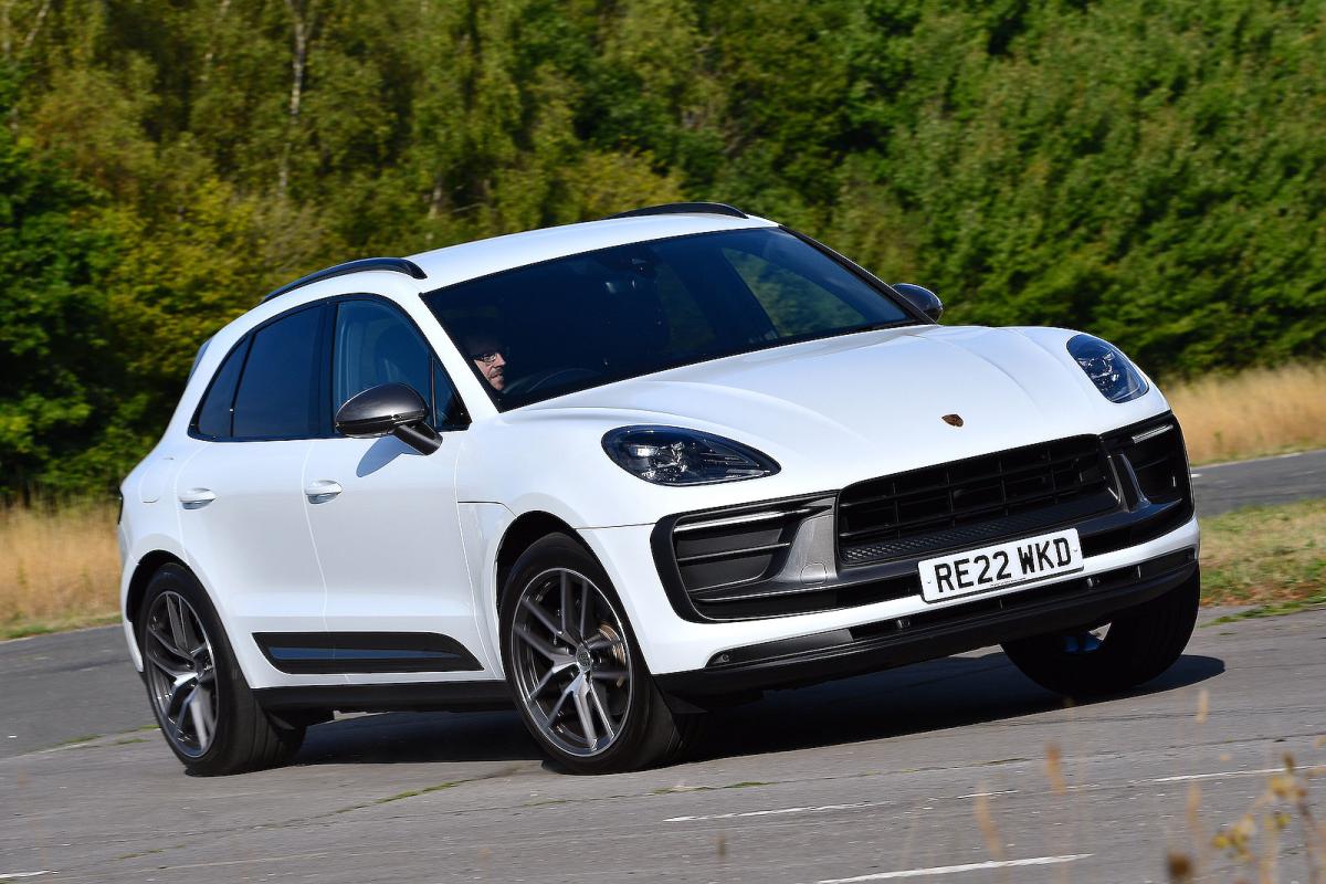 Porsche Macan front cornering