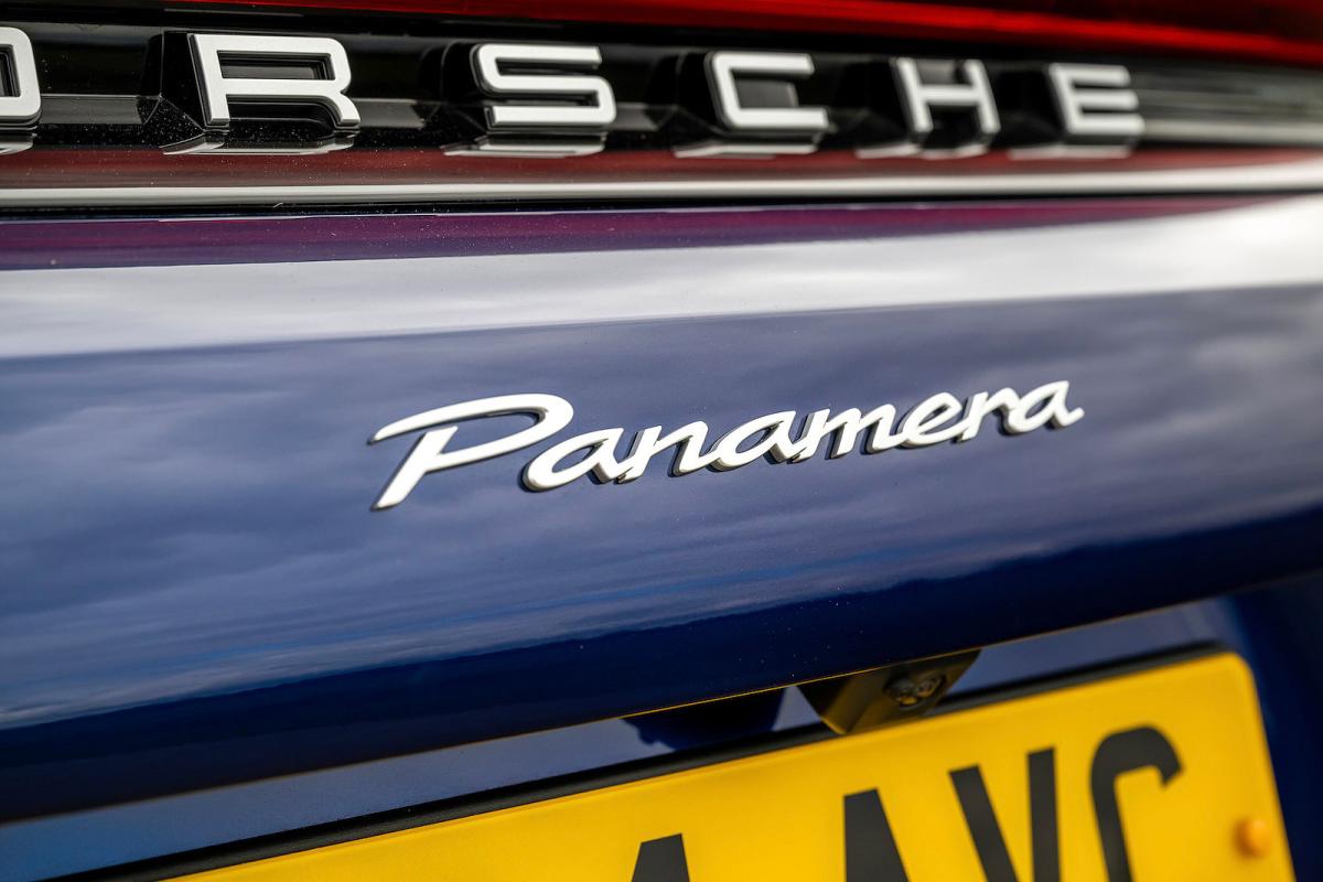 Porsche Panamera rear badge