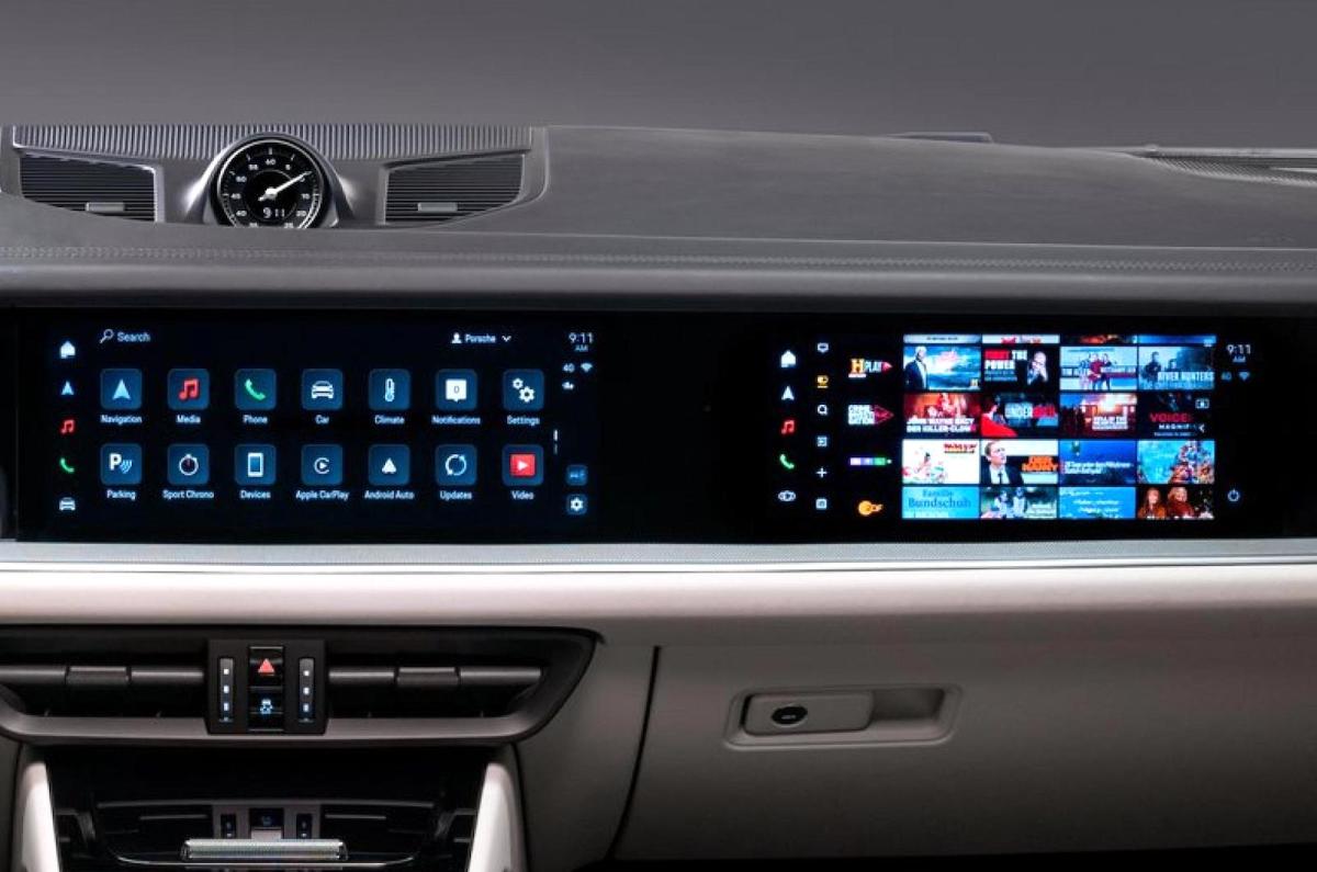 Porsche Cayenne interior infotainment