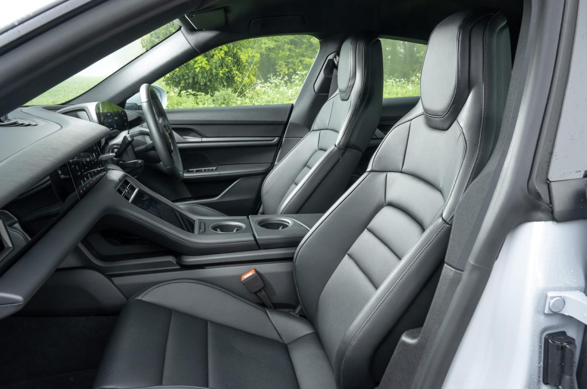Porsche Taycan front seats