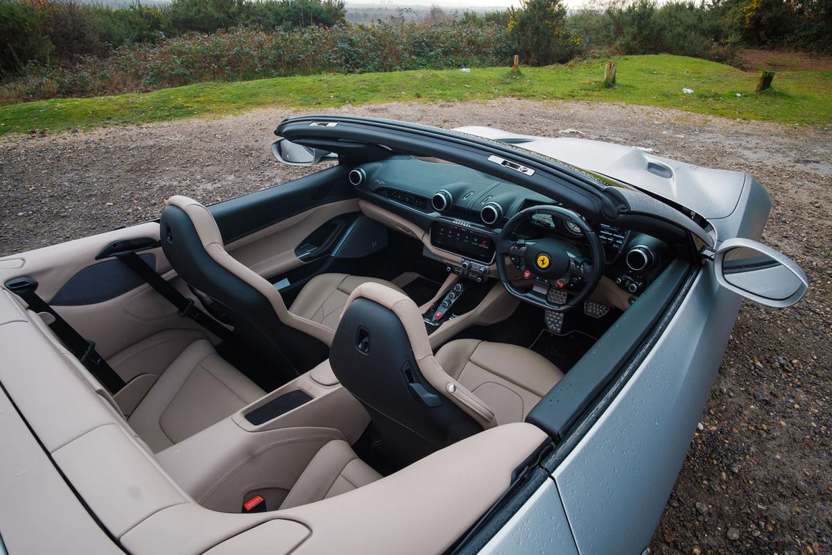 Ferrari Portofino 2019 RHD front seats