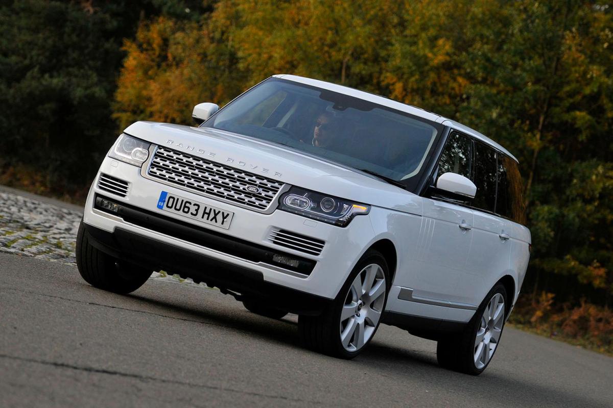 Used Range Rover front cornering