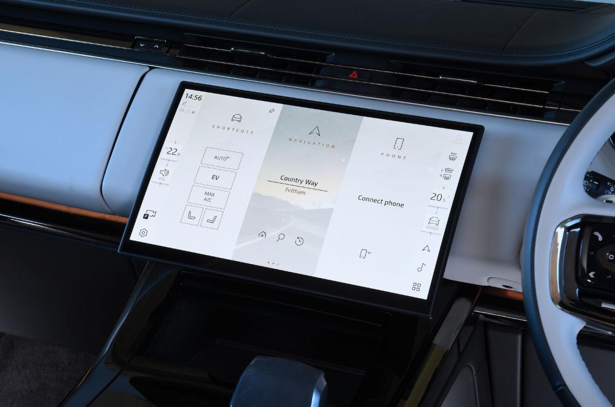 Range Rover Sport infotainment system