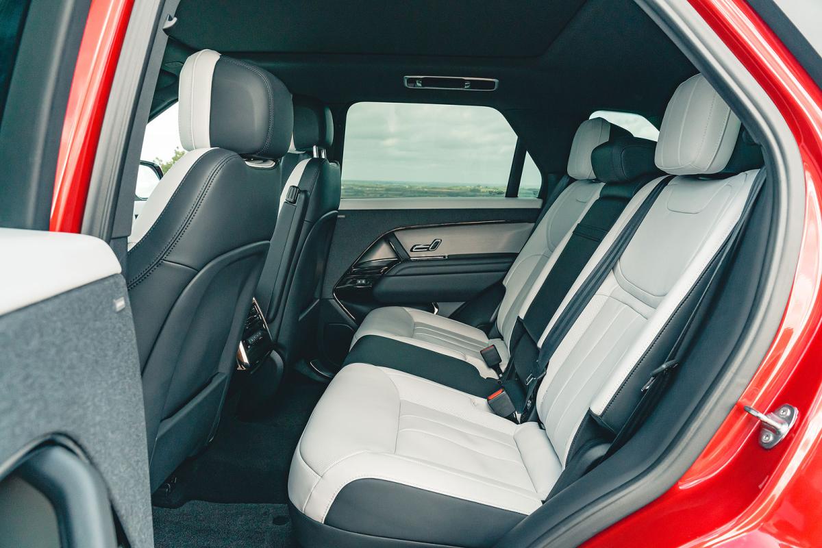Range Rover Sport interior back seats