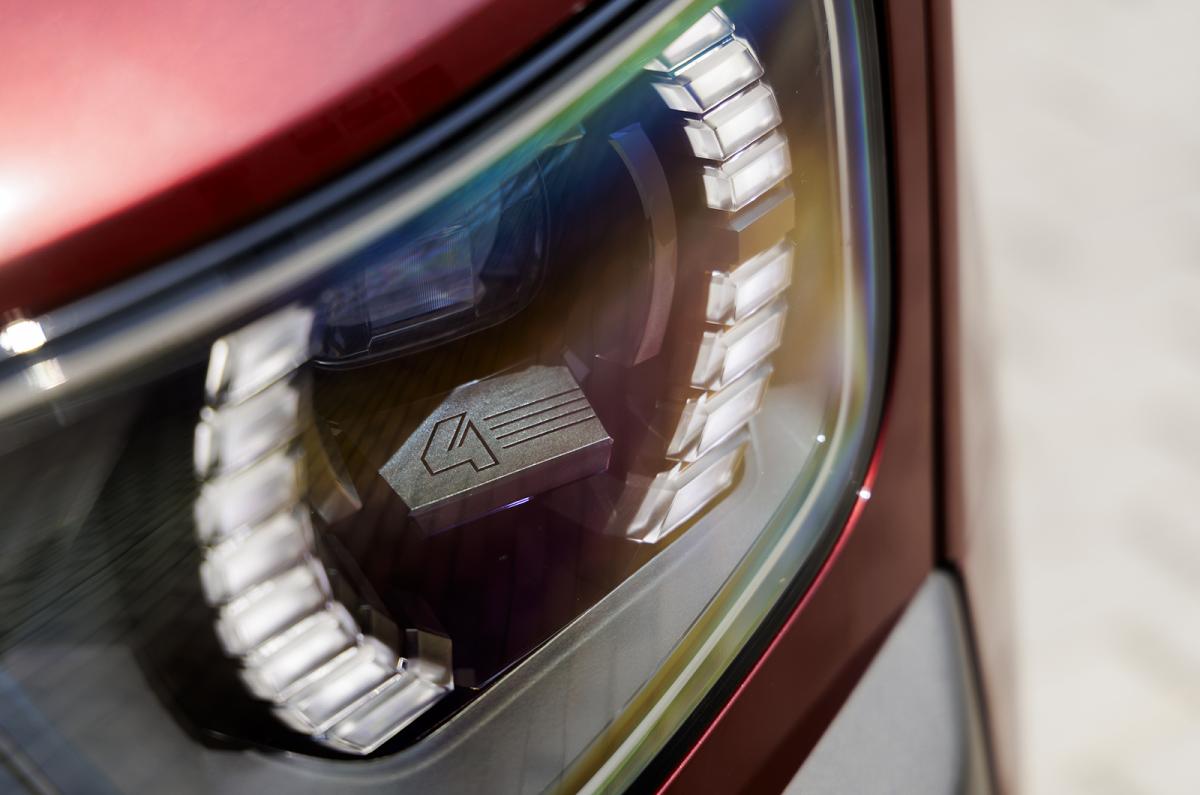 Renault 4 headlight detail