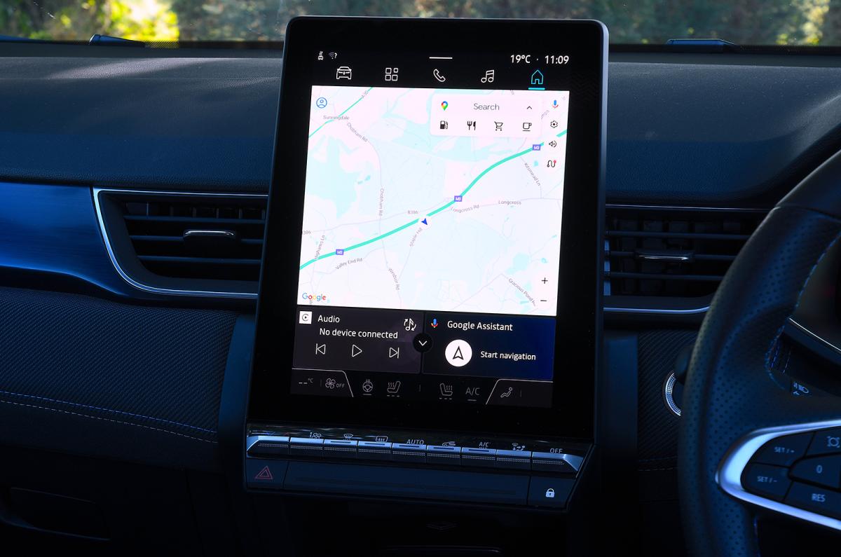 Renault Captur touchscreen