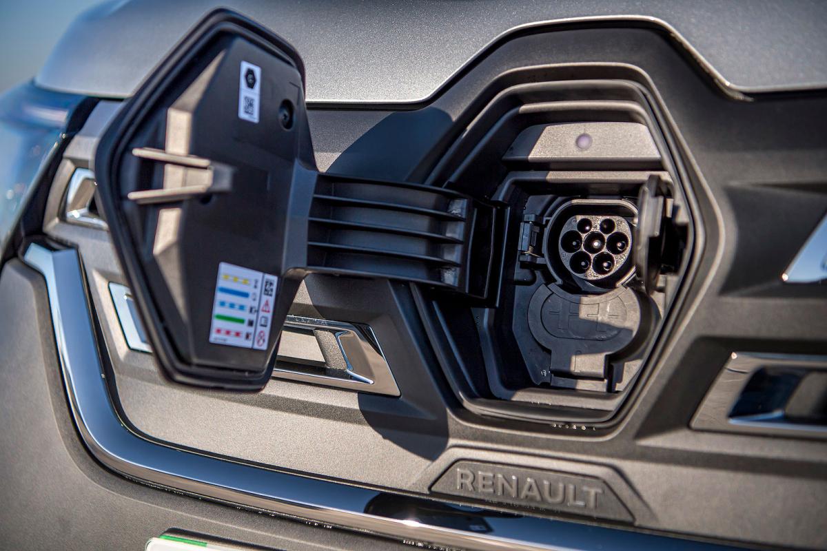 Renault Kangoo E-Tech charging socket detail