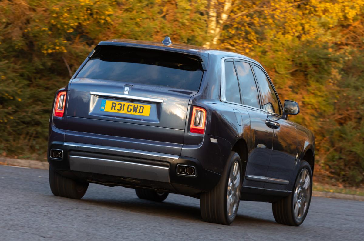 Rolls-Royce Cullinan rear cornering