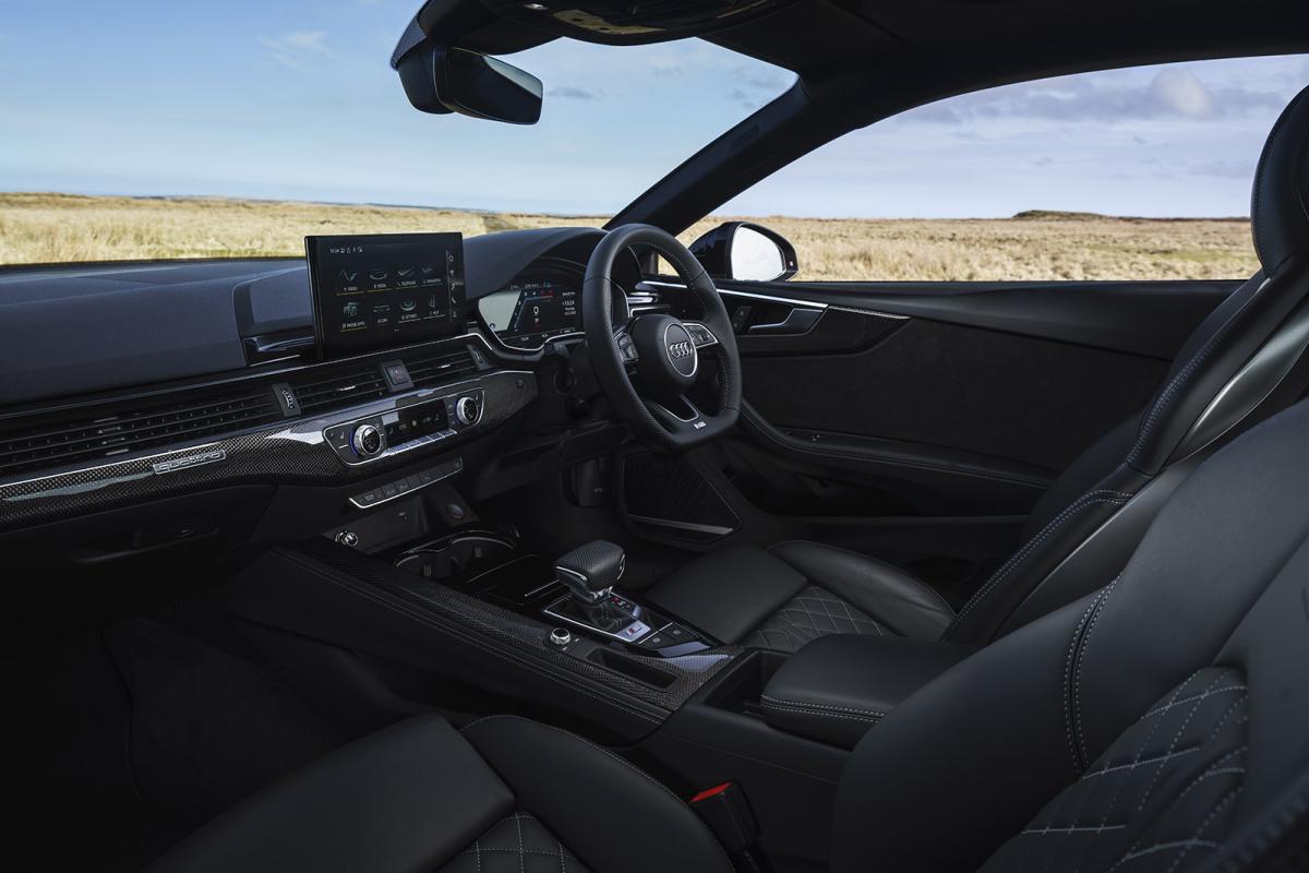 Audi S5 interior front seats