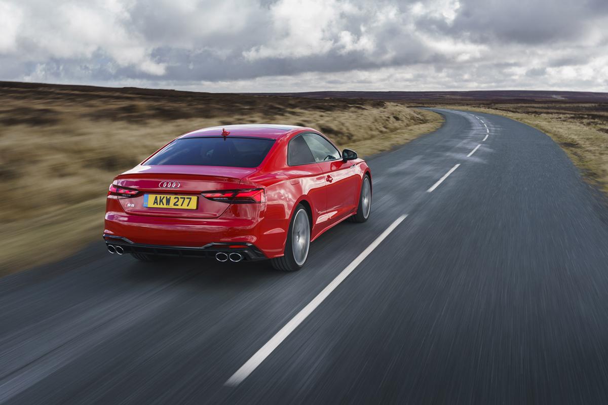 Audi S5 rear right driving