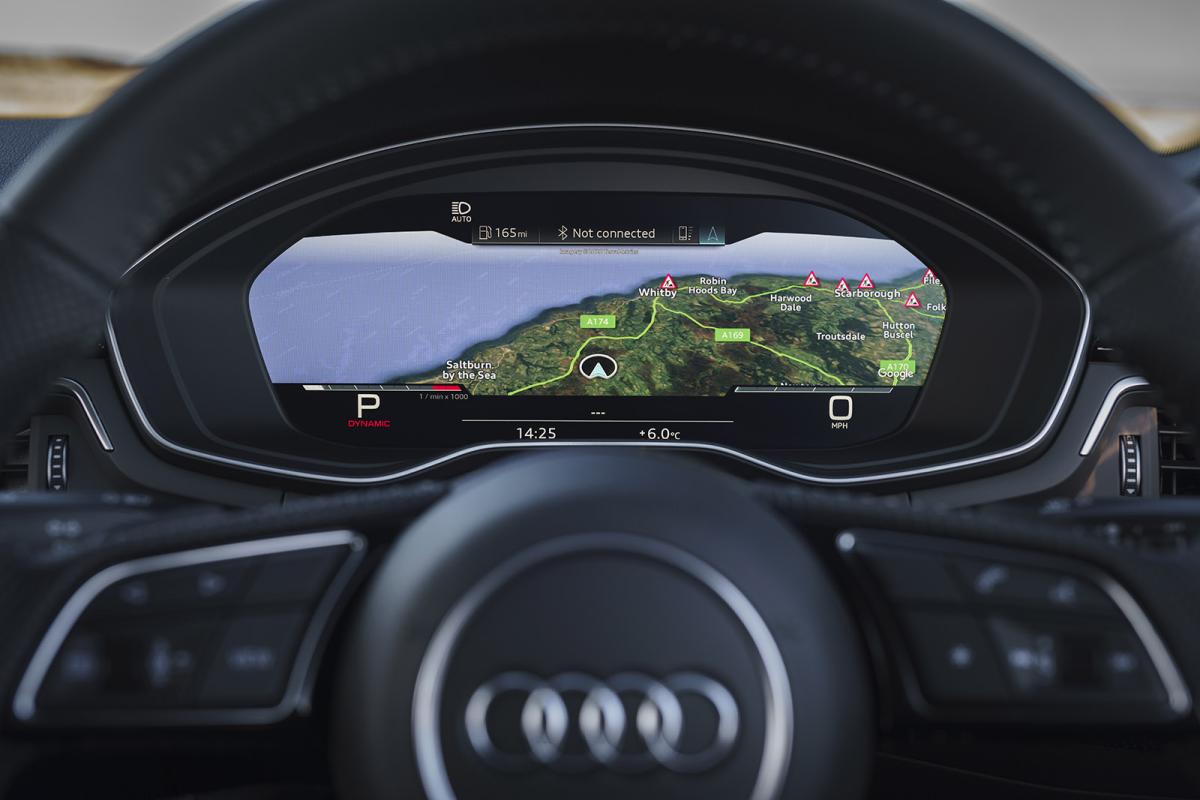 Audi S5 driver display