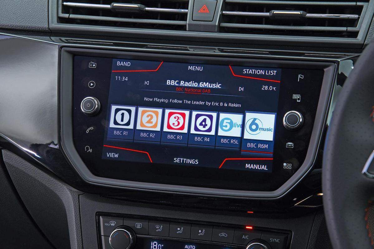 Used Seat Ibiza 2017-present infotainment