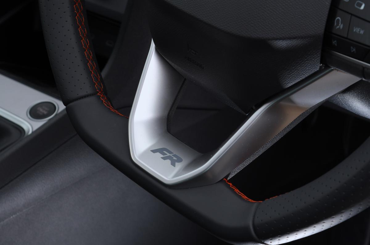 Seat Ateca steering wheel detail