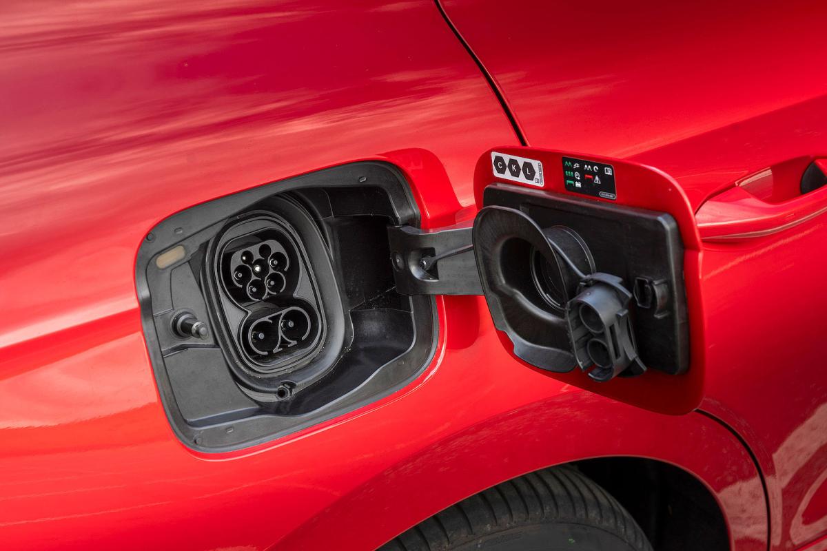 Skoda Enyaq Coupé charging socket