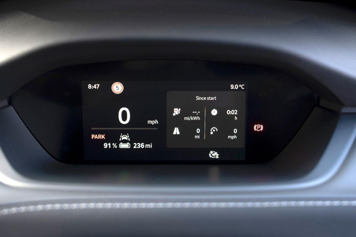 Skoda Enyaq Coupé driver display
