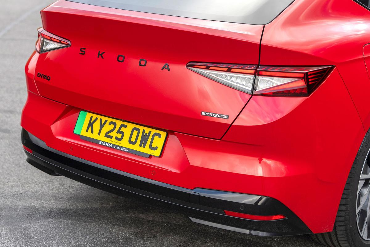 Skoda Enyaq Coupé rear detail