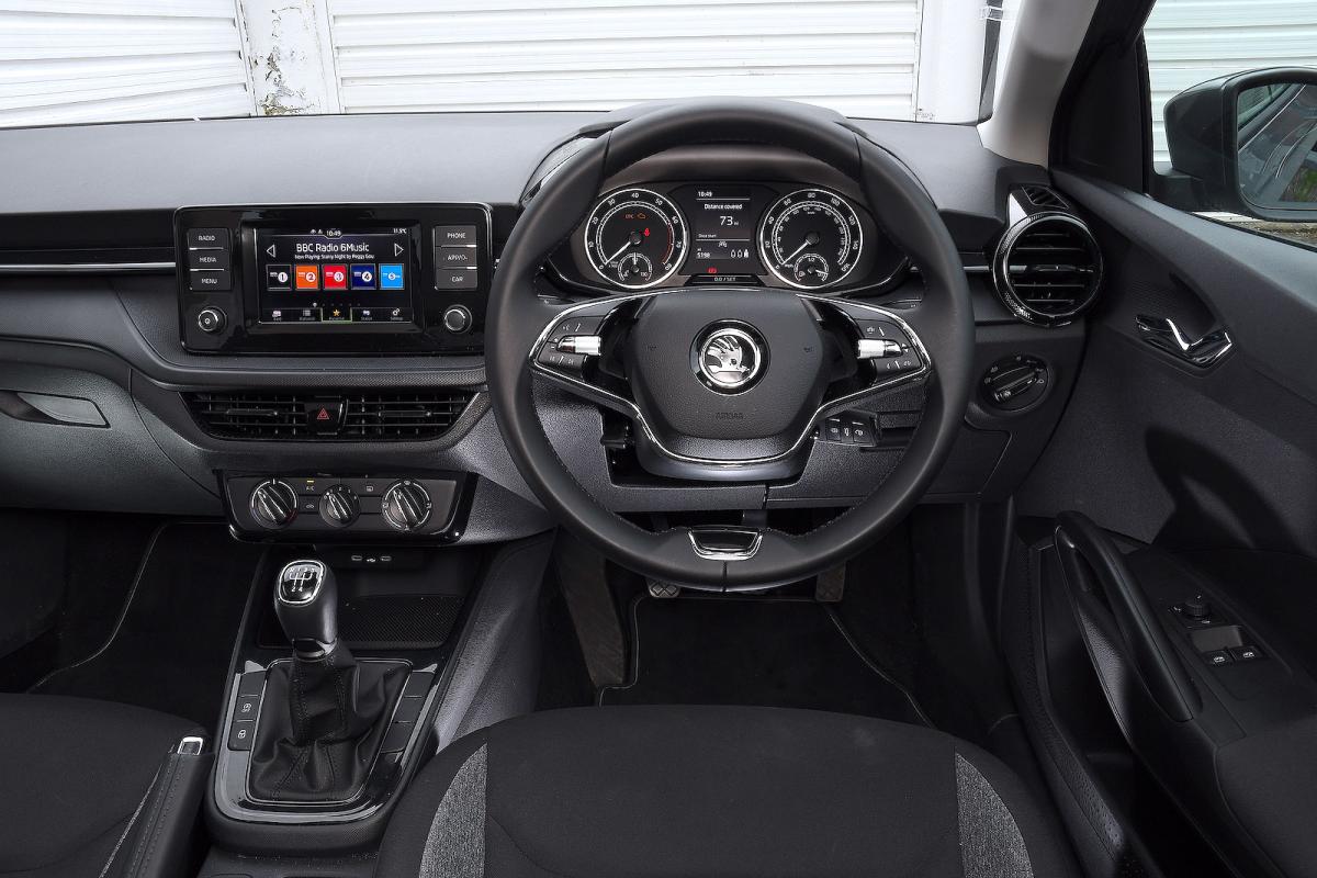 Used Skoda Fabia 2021-present interior dashboard