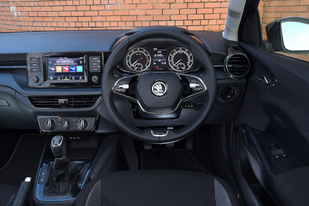 Used Skoda Fabia 2021-present interior dashboard