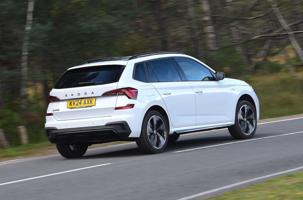 Skoda Kamiq rear right driving
