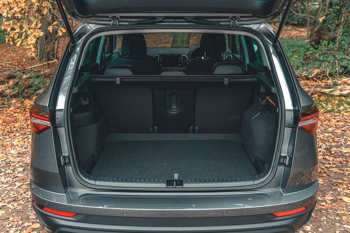 Skoda Karoq boot open