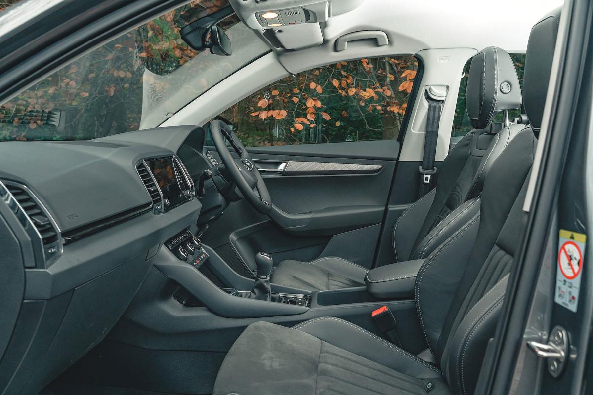 Skoda Karoq interior front seats