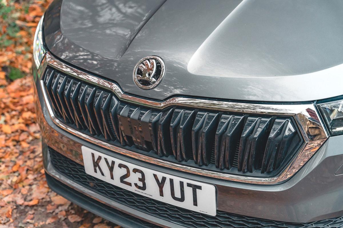 Skoda Karoq grille detail