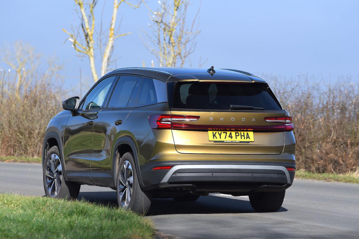Skoda Kodiaq rear cornering