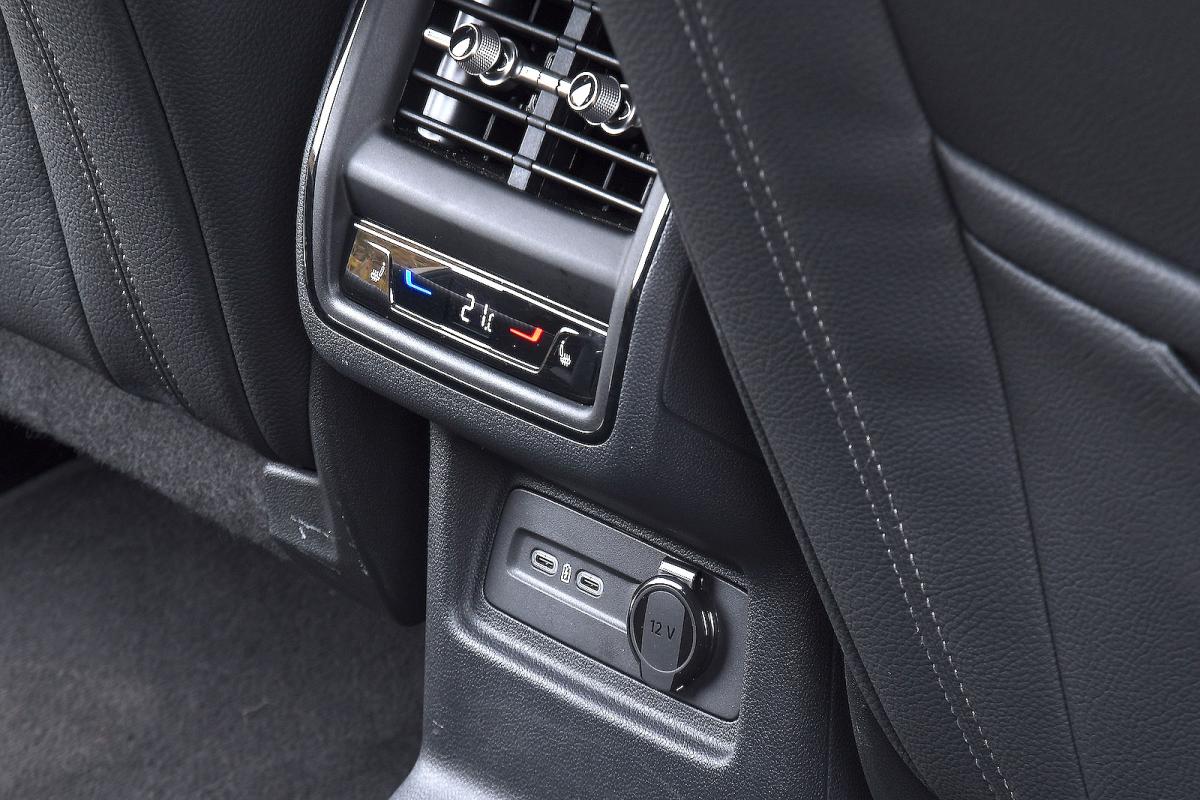 Skoda Kodiaq rear interior detail