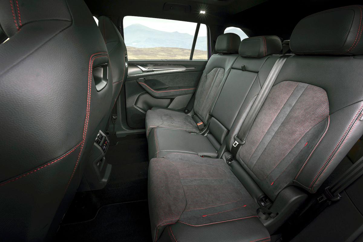 Skoda Kodiaq vRS back seats