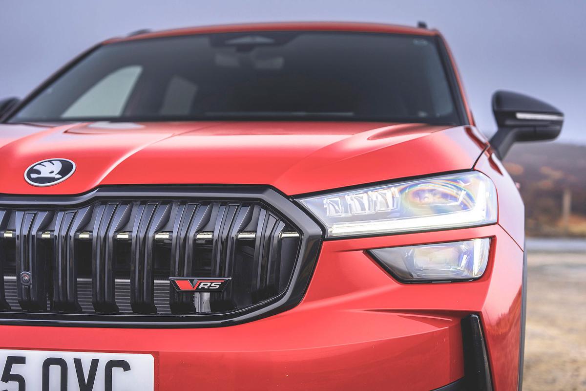 Skoda Kodiaq vRS headlights