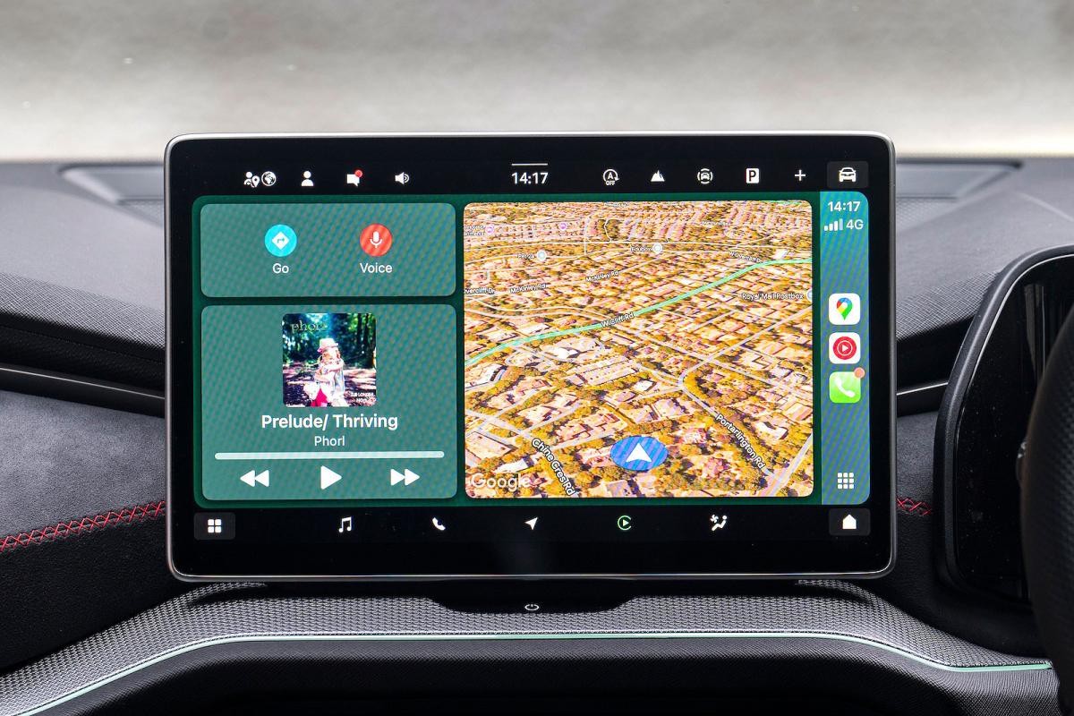 Skoda Kodiaq vRS infotainment touchscreen