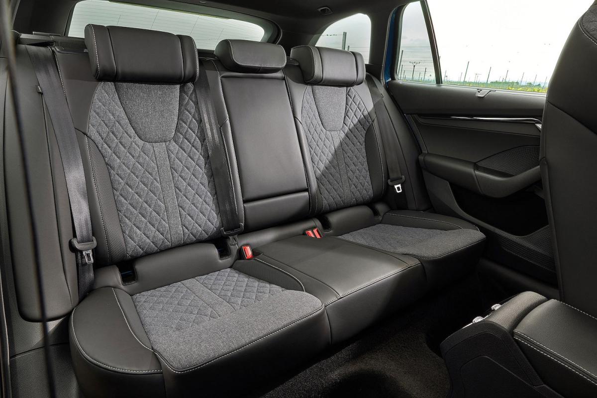 Skoda Octavia Estate interior back seats