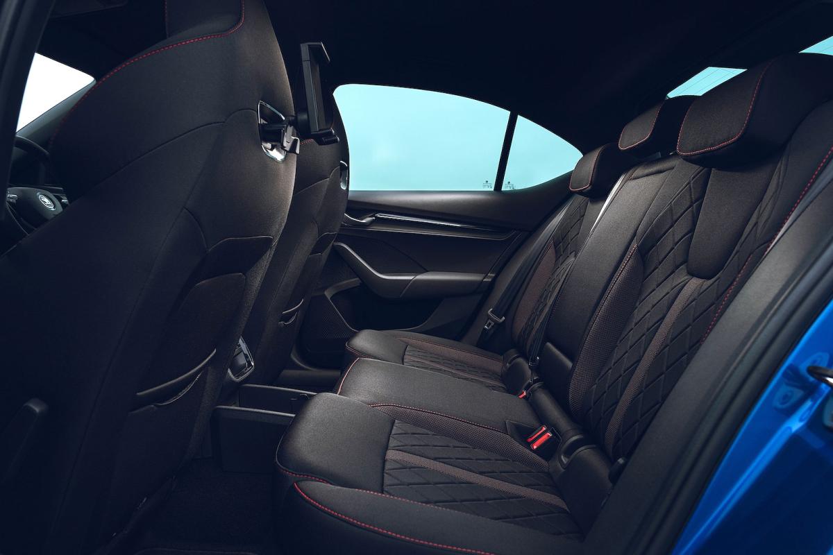 Skoda Octavia vRS back seats
